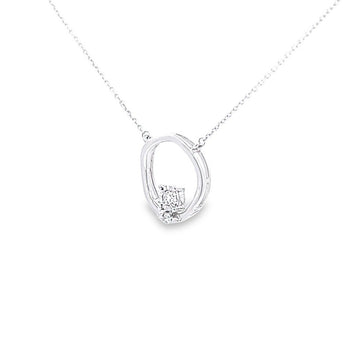 Circle Circle · 圓形鑽石光金光環項鏈 - WILLS JEWELLERY