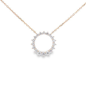 Circle Circle · 圓形鑽石光環項鏈 - WILLS JEWELLERY