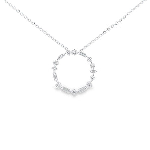 Circle Circle · 幾何鑽石光環吊墜 - WILLS JEWELLERY