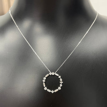 Circle Circle · 幾何鑽石光環吊墜 - WILLS JEWELLERY