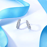 Circle Circle · 鑽石圈形白金耳環 - WILLS JEWELLERY