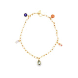 《Dreamy》復古動感彩虹寶石手鏈 - WILLS JEWELLERY