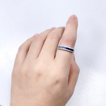 《Dreamy》海洋色調藍寶石戒指 - WILLS JEWELLERY