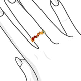 《Dreamy》彩虹派對藍寶石鑽石戒指 - WILLS JEWELLERY