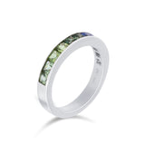 《Dreamy》海洋色調藍寶石戒指 (白金) - WILLS JEWELLERY