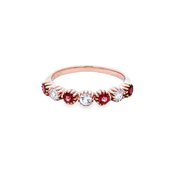 《Dreamy》華麗包邊密釘尖晶石白寶戒指 - WILLS JEWELLERY