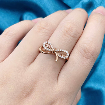 Garden • 蝴蝶結鑽石戒指 - WILLS JEWELLERY