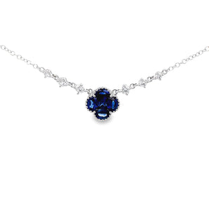 Garden・藍寶石鑽石頸鏈 - WILLS JEWELLERY