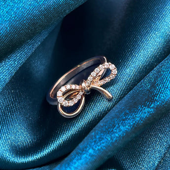Garden • 蝴蝶結鑽石戒指 - WILLS JEWELLERY