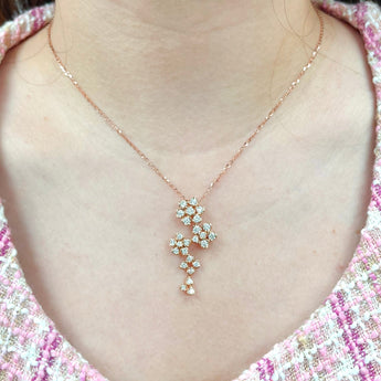 Garden・花串鑽石吊墜 - WILLS JEWELLERY