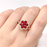 Garden・紅寶石鑽石戒指 - WILLS JEWELLERY