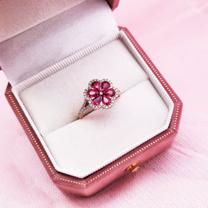 Garden・紅寶石鑽石戒指 - WILLS JEWELLERY