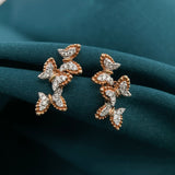 Garden • 六小蝶珠邊鑽石耳環 - WILLS JEWELLERY