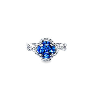 Garden・藍寶石鑽石戒指 - WILLS JEWELLERY
