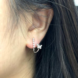 Garden • 蝴蝶飛舞鑽石耳環 - WILLS JEWELLERY