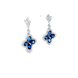 Garden • 藍寶石鑽石耳環 ll - WILLS JEWELLERY