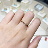 小幸運四葉草鑽石線戒 II - WILLS JEWELLERY