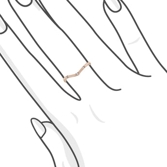 幾何設計鑽石戒指II - WILLS JEWELLERY