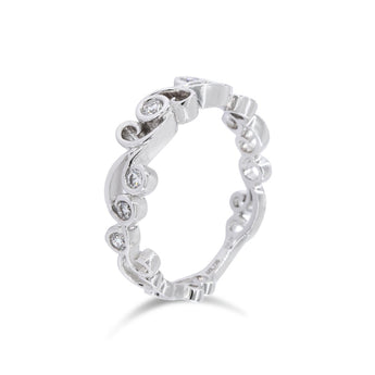 《扭紋線戒》鑽石戒指III - WILLS JEWELLERY