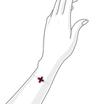 Ixora・紅寶石手鏈 - WILLS JEWELLERY