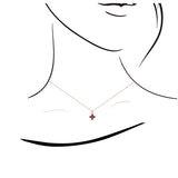 Ixora・紅寶石鑽石吊墜 - WILLS JEWELLERY