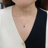 Ixora・藍寶石鑽石吊墜II - WILLS JEWELLERY