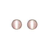 JUST・弧面形貓眼月亮石耳環 - WILLS JEWELLERY