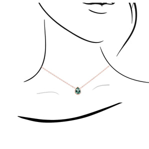 JUST・翠綠碧璽水滴吊墜 - WILLS JEWELLERY