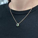 JUST・翠綠碧璽水滴吊墜 - WILLS JEWELLERY