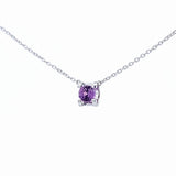 JUST・圓形堇紫色藍寶石頸鏈 - WILLS JEWELLERY