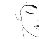 JUST・弧面形貓眼月亮石耳環 - WILLS JEWELLERY