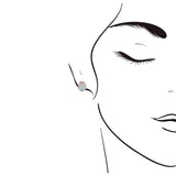 JUST・弧面形蛋白石耳環 - WILLS JEWELLERY