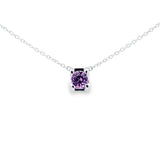 JUST・圓形堇紫色藍寶石頸鏈 - WILLS JEWELLERY