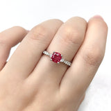 馬亨蓋 (Mahenge) 尖晶石鑽石戒指 II - WILLS JEWELLERY