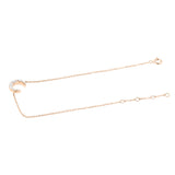 MOON • 18K玫瑰金鑽石手鏈 - WILLS JEWELLERY