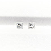 《Princess cut 公主方形切割》0.33ct/0.32ct E VS1/VVS2 對裝鑽石 - WILLS JEWELLERY