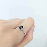 經典橢圓形尖晶石戒指 - WILLS JEWELLERY