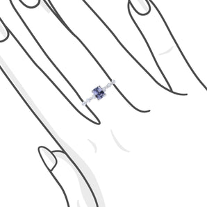 雷地恩粉紫藍寶石戒指 - WILLS JEWELLERY