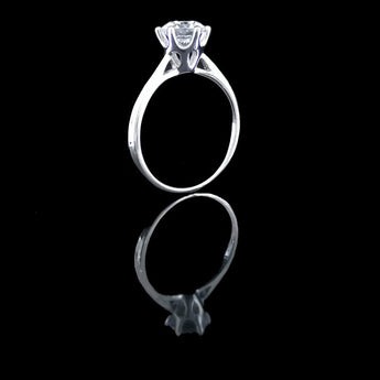 經典六爪大教堂式鑽石戒指款式 - WILLS JEWELLERY