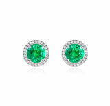 《圓 • 緣》綠寶石耳環 - WILLS JEWELLERY