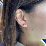 紅寶石蝴蝶鑽石耳環 - WILLS JEWELLERY