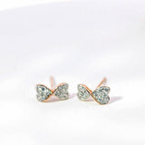 小煲呔鑽石耳環 - WILLS JEWELLERY