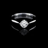 經典十字爪鑽石戒指款式 - WILLS JEWELLERY