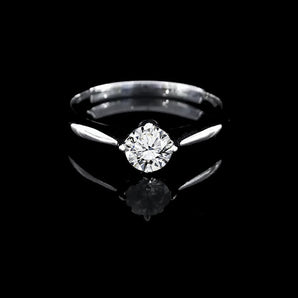 經典十字爪鑽石戒指款式 - WILLS JEWELLERY