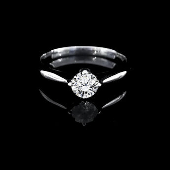 經典十字爪鑽石戒指款式 - WILLS JEWELLERY