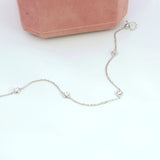 小白鑽手鏈 - WILLS JEWELLERY