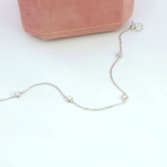 小白鑽手鏈 - WILLS JEWELLERY