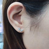 小蝴蝶鑽石耳環 - WILLS JEWELLERY
