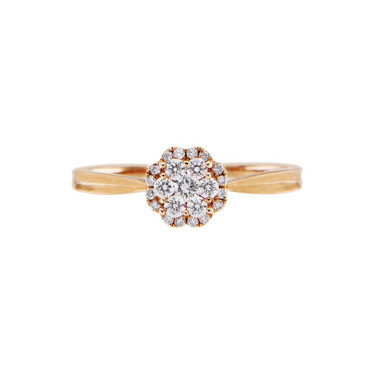 花卉造型鑽石戒指 - WILLS JEWELLERY