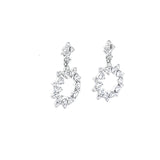 垂吊雪花圈圈耳環 - WILLS JEWELLERY